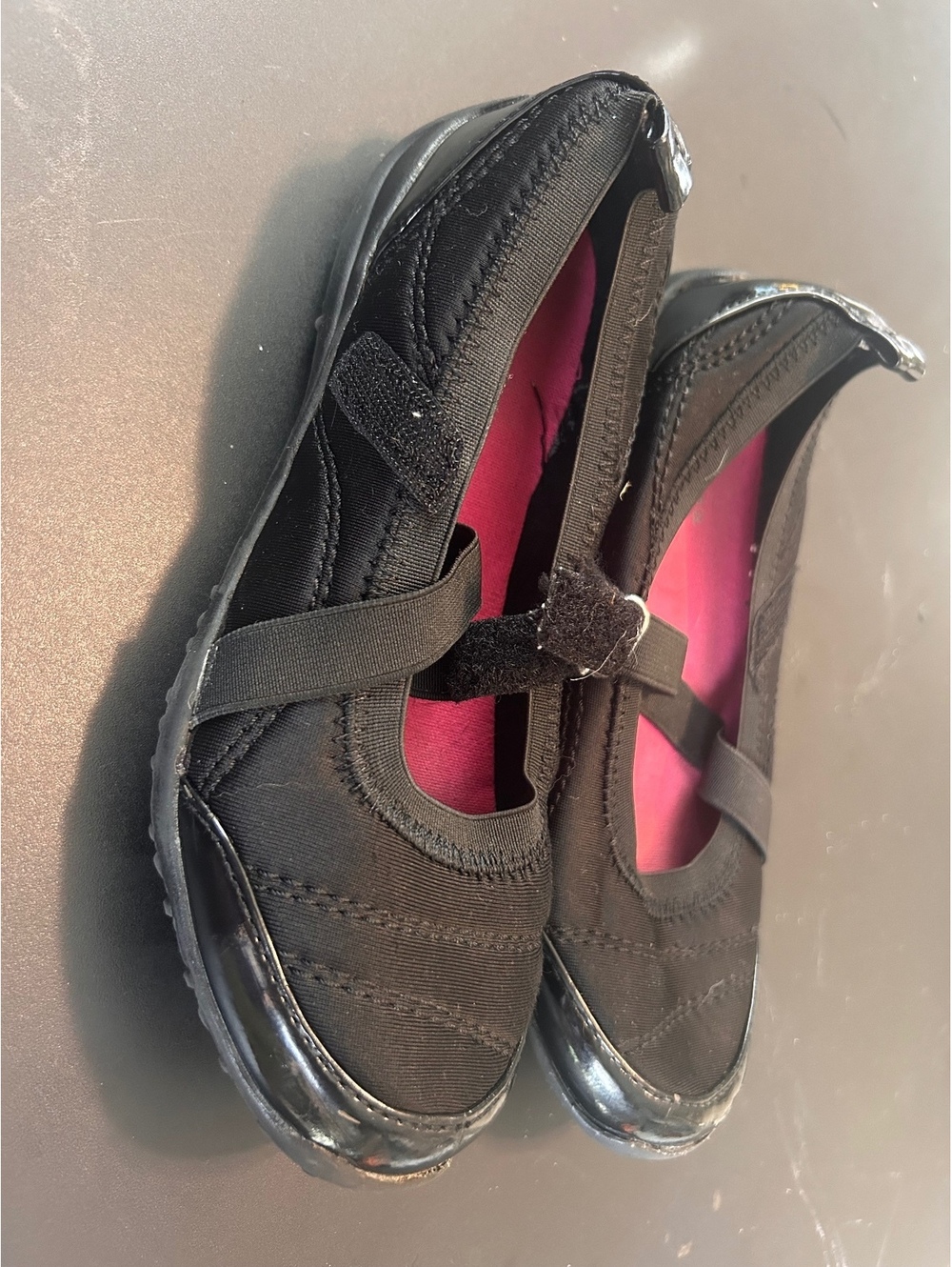 Sonoma Black Mary Jane Flats with Elastic Strap Size 2